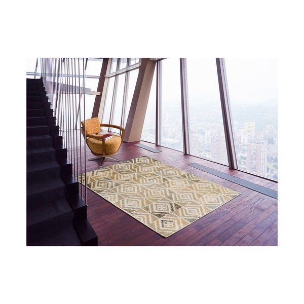 Tappeto beige Belga, 100 x 140 cm - Universal-image-2