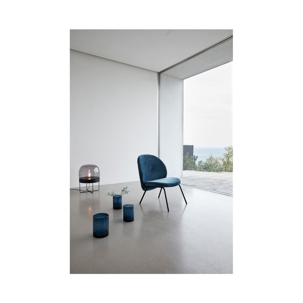 Poltrona blu Abelone - Hübsch-image-3