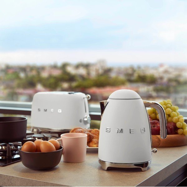 Bollitore bianco opaco 1,7 l 50's Retro Style - SMEG-image-4