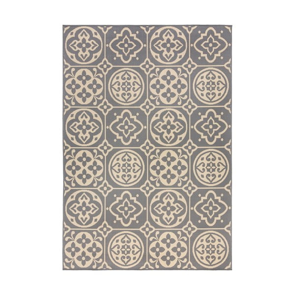 Tappeto grigio per esterni 120x170 cm Tile - Flair Rugs