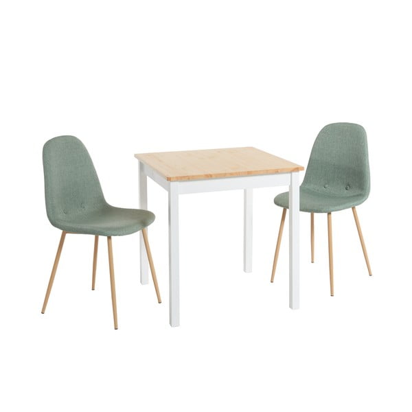 Set da pranzo verde con tavolo Sydney e sedie Lissy Sydney & Lissy - Bonami Essentials