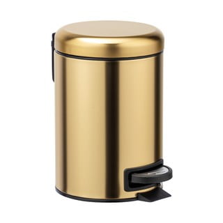 Beldray Pattumiera a pedale da 5L per bagno – Pattumiera rettangolare con chiusura silenziosa e secchio interno rimovibile, bidone per rifiuti dal design sottile per cucina, camera da letto o ufficio