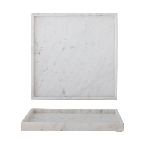 Vassoio decorativo in marmo 35x35 cm Majsa - Bloomingville-image-4
