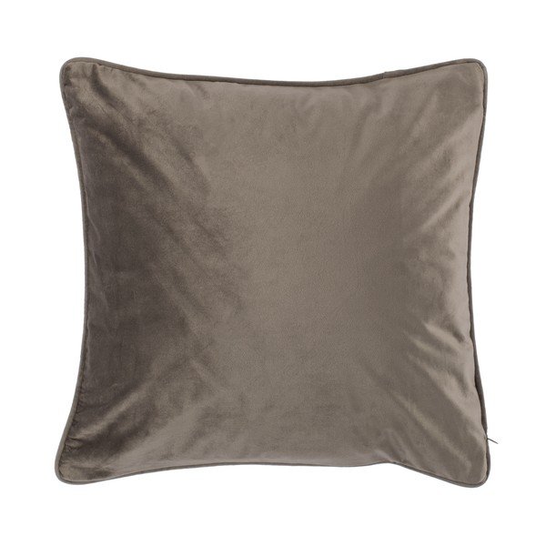 Cuscino beige scuro Vellutato, 45 x 45 cm - Tiseco Home Studio
