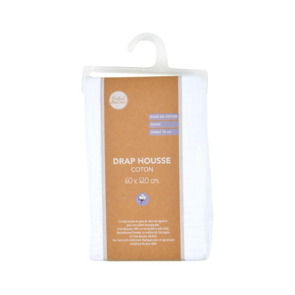 Lenzuolo per culla in mussola elasticizzata 70x140 cm - Bébé Douceur-image-3