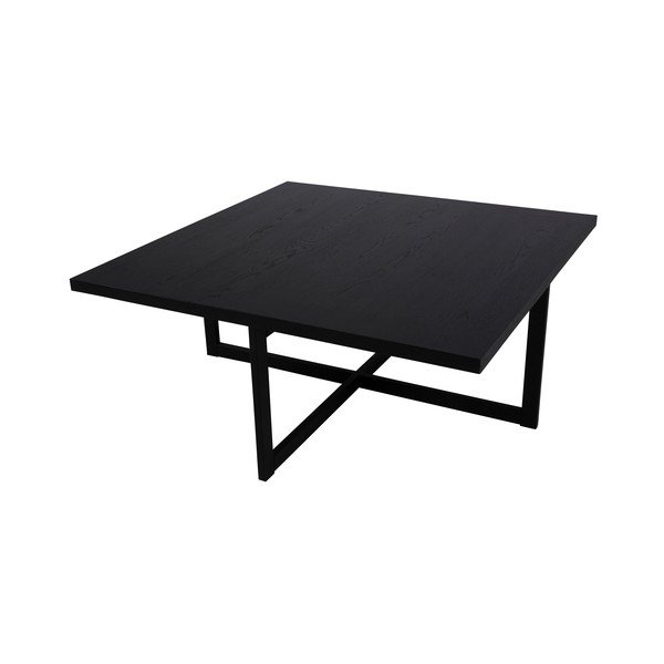 Tavolino in rovere nero , 100 x 100 cm Elliot - Canett-image-3