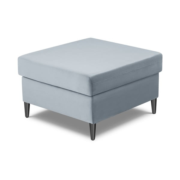 Poggiapiedi azzurro con rivestimento in velluto Kyoto – Cosmopolitan Design-image-2