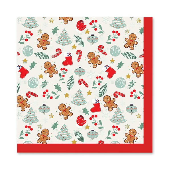 Set di tovaglioli 20 pz 33x33 cm Cookie – Homéa