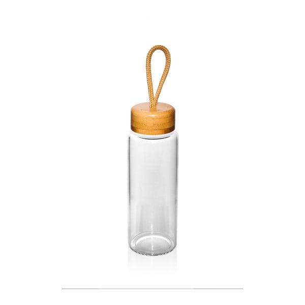 Bottiglia in vetro con tappo in bambù Diem, volume 325 ml - Bambum
