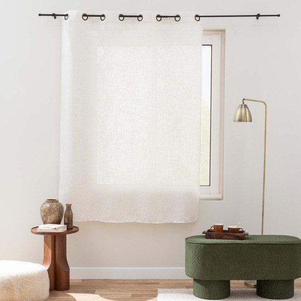 Tenda color crema 140x240 cm Pauline – douceur d'intérieur-image-1