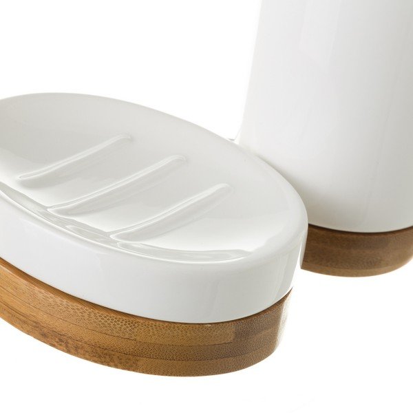 Set di accessori da bagno bianchi Simply - Casa Selección-image-1