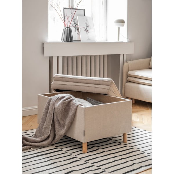 Poggiapiedi beige Simon - Miuform-image-3