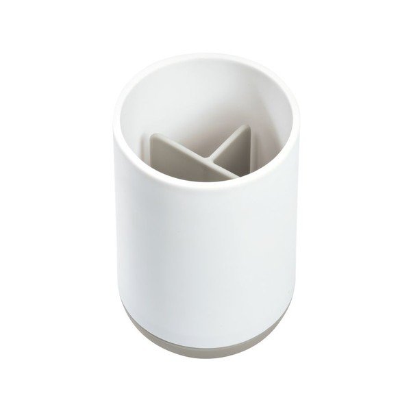 Portaspazzolino bianco con scomparti Cade - iDesign-image-1
