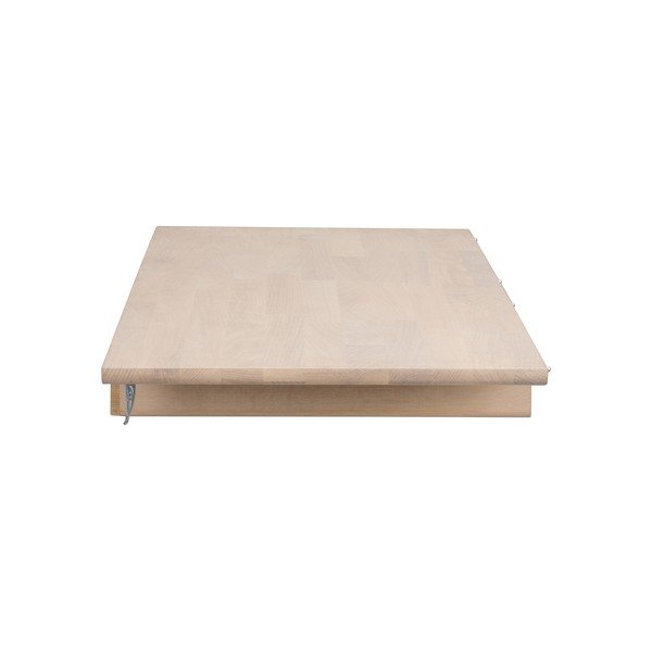 Piano d'appoggio aggiuntivo per tavolo da pranzo in rovere massiccio 45x120 cm Derrymore – Rowico-image-3