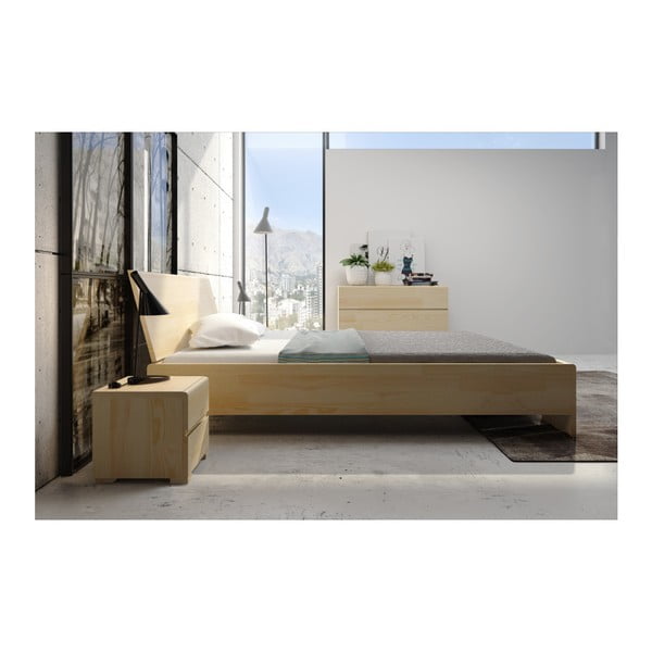 Letto matrimoniale in legno di pino SKANDICA Vestre Maxi, 200 x 200 cm - Skandica-image-4