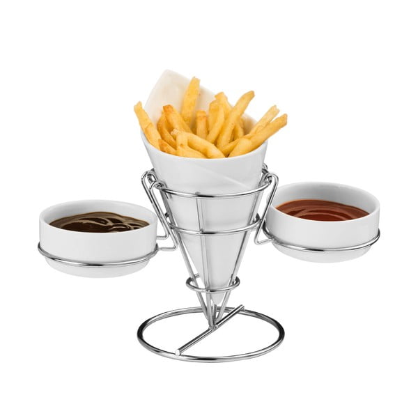 Supporto per patatine fritte e salse Cono per patatine fritte - Premier Housewares-image-1