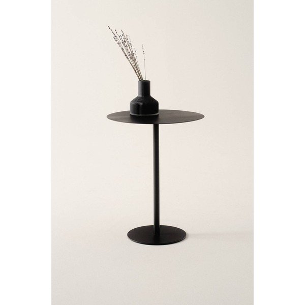 Tavolino rotondo in metallo ø 40 cm Heby – Jotex-image-1