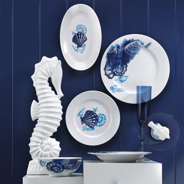 24dílná sada porcelánového nádobí Kutahya Rusnora