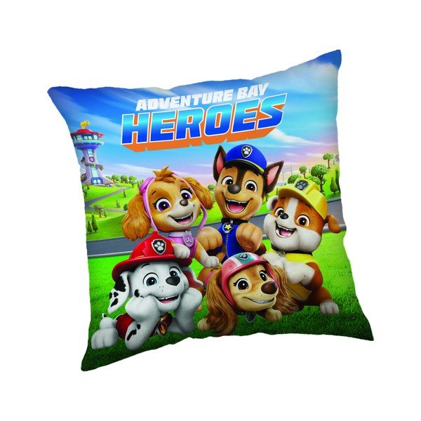 Cuscino per bambini in micropile 40x40 cm Tlapková patrola Heroes – Jerry Fabrics
