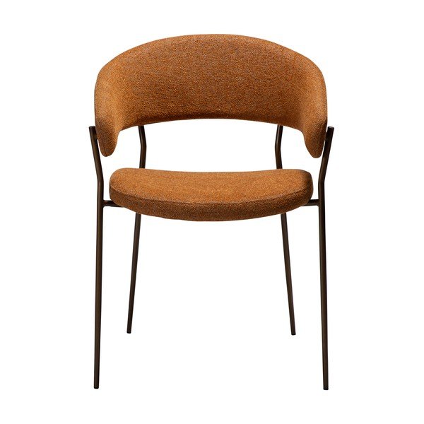 Sedia da pranzo arancione con braccioli Reboot – DAN-FORM Denmark-image-1