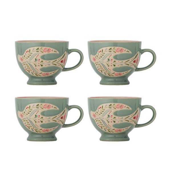 Tazzine in set verdi in ceramica 4 pz 400 ml Rosalynde – Bloomingville