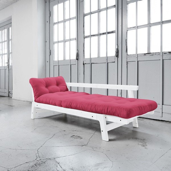 Rozkládací pohovka Karup Step White/Magenta-image-2
