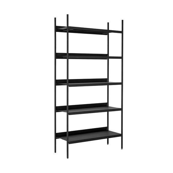 Scaffale in metallo nero 100x200 cm Lot - Bloomingville-image-3