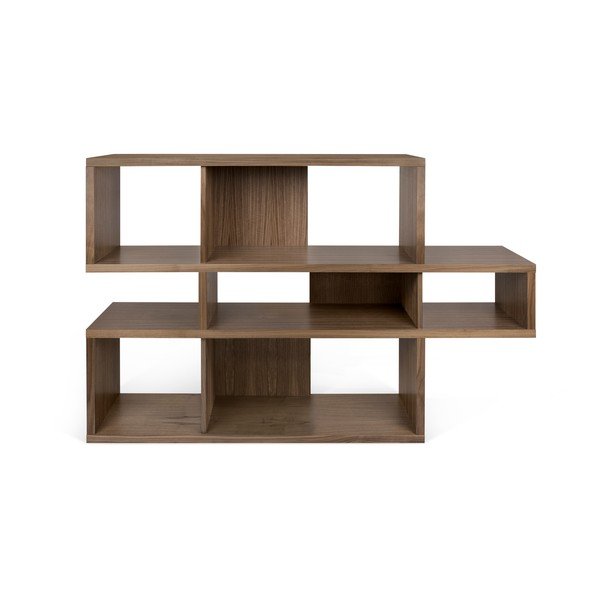 Libreria marrone scuro London Small, 156 x 100 cm - TemaHome