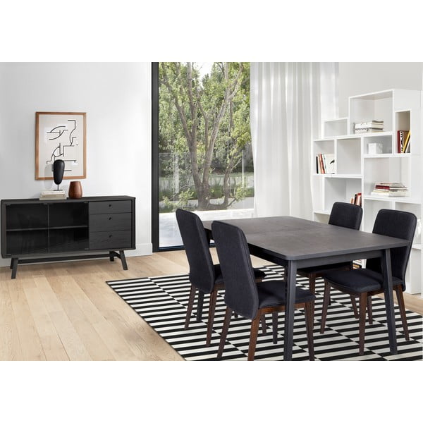 Tavolo da pranzo nero Skagen - Woodman-image-1