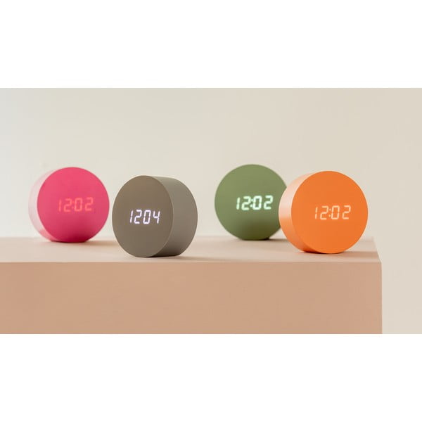Sveglia digitale ø 9 cm Spry Round - Karlsson-image-1