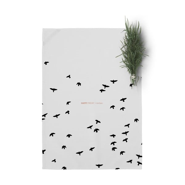 Set di 2 asciugamani da cucina in cotone Basic , 70 x 50 cm Delicate - Happy Friday-image-2