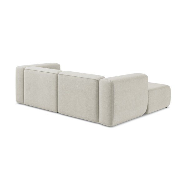 Divano angolare beige (con penisola a sinistra/con chaise lounge) Ekahi – Makamii-image-4