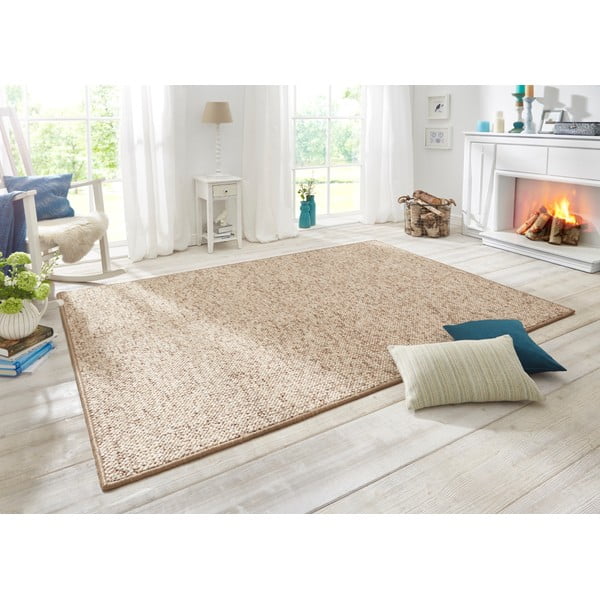 Tappeto beige-marrone 140x200 cm Wolly - BT Carpet-image-1