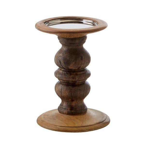 Stojan na svíčku Solido Nature, 16 cm