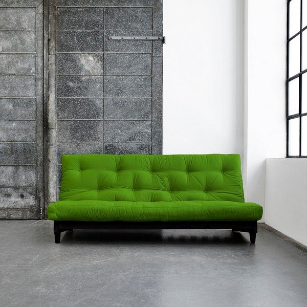 Rozkládací pohovka Karup Fresh Wenge/Lime