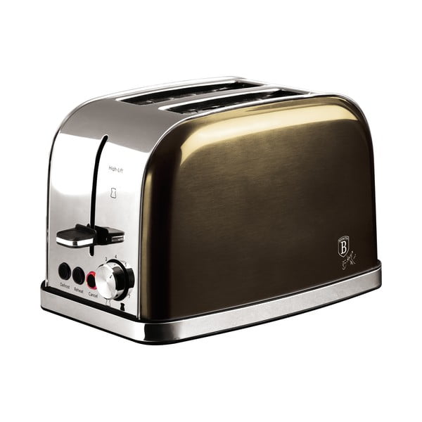 Tostapane in colore oro Shiny Black Collection - BerlingerHaus