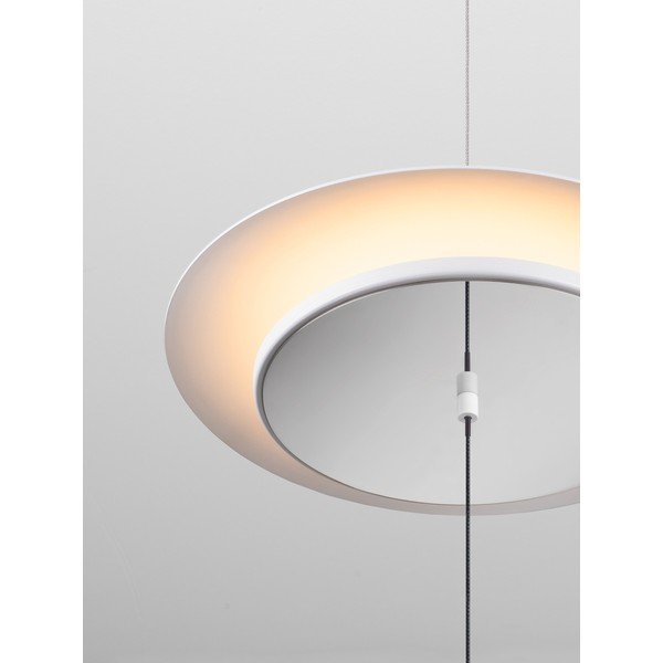 Lampada da terra LED bianco opaco in alluminio con intensità regolabile (altezza totale 370 cm) Olos – Nova Luce-image-3