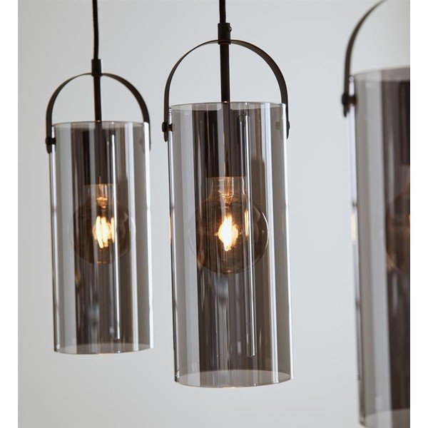 Plafoniera a sospensione nera, 3 lampadine Glory - Markslöjd-image-1