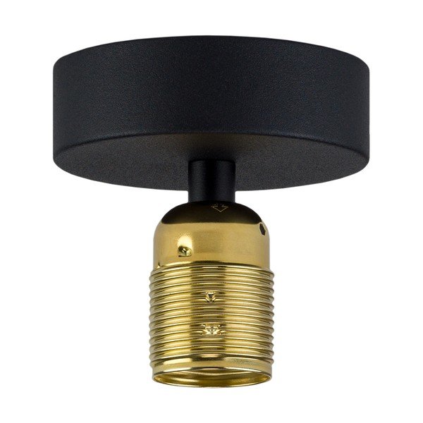 Plafoniera nero/oro ø 4 cm Uno - Sotto Luce-image-2