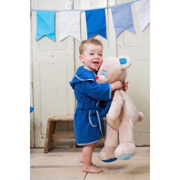 Vestaglia blu per bambini - Tiseco Home Studio-image-1
