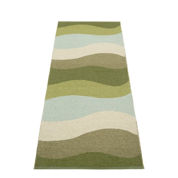 Passatoia da interno/esterno verde 70x200 cm Urvi Woods – Pappelina