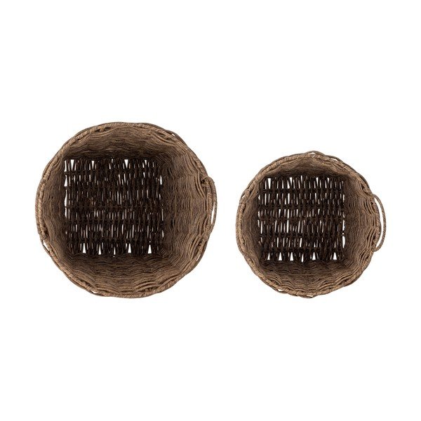 Set di coprivaso in rattan artificiale 2 pz ø 35 cm Cestina – Bloomingville-image-4