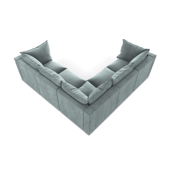 Divano angolare blu Manao – Makamii-image-3