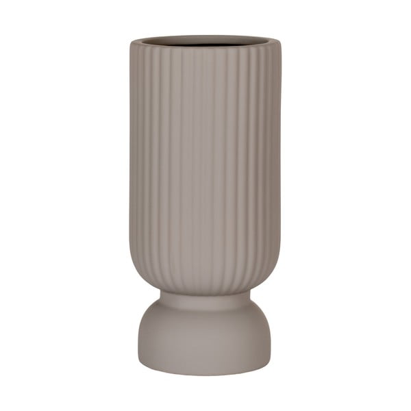 Vaso grigio chiaro in vetro (altezza 25,5 cm) Greco - House Nordic