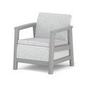 Poltrone da esterno in set grigio chiaro in plastica 2 pz Scandi Linea – Keter