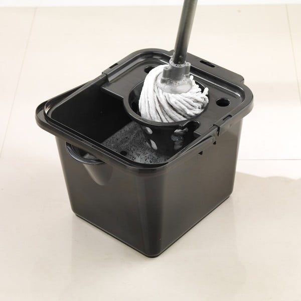Secchio per mop in plastica nera 12 l - Addis-image-1