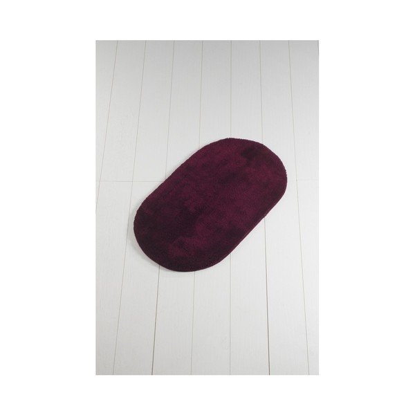 Tappeto da bagno viola scuro Minto Lento, 100 x 60 cm - Foutastic