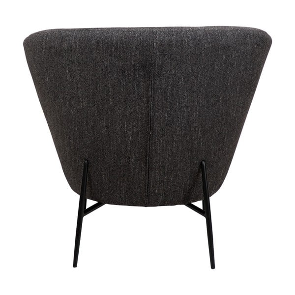 Poltrona antracite in tessuto bouclé Orbit - DAN-FORM Denmark-image-2
