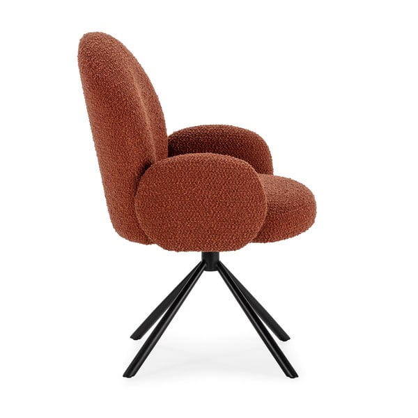 Poltrona in colore mattone Dario - Marckeric-image-3