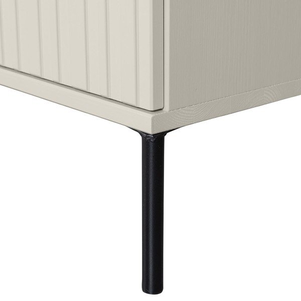 Mobile TV grigio chiaro in pino massiccio 150x56x44 cm New Gravure – WOOOD-image-4